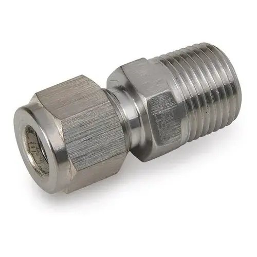 CONECTOR RECTO ACERO INOX.